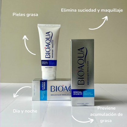 Limpiador facial en crema acne