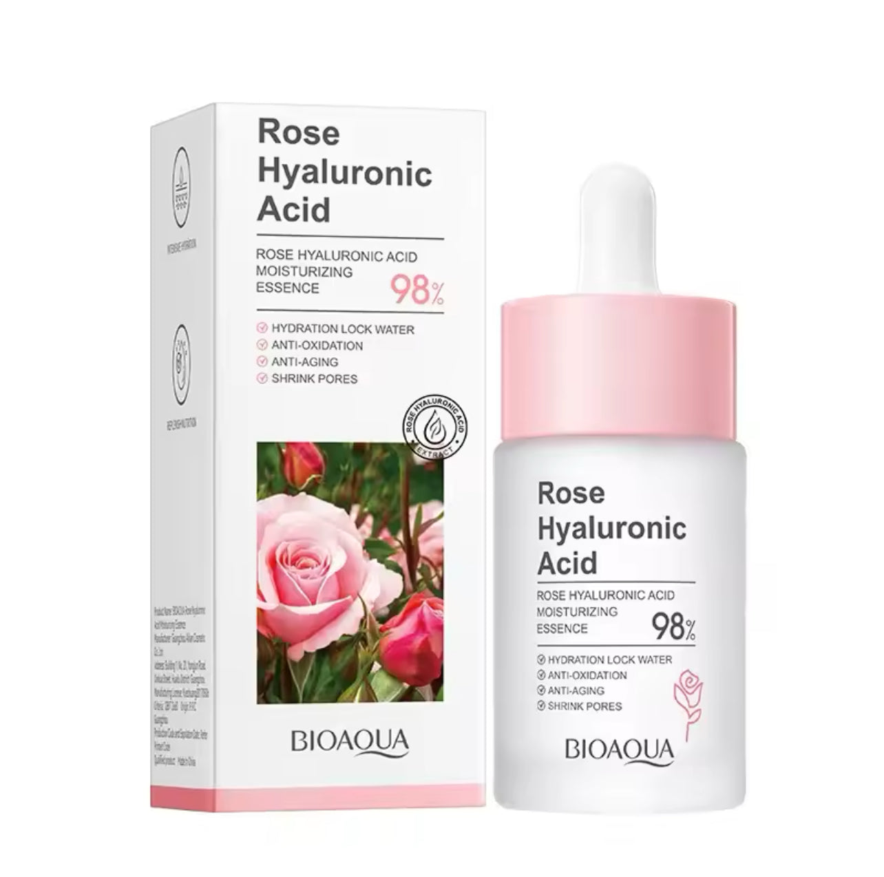 Rose hyaluronic acid serum