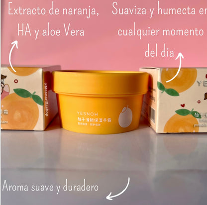 Crema extra humectante para manos orange