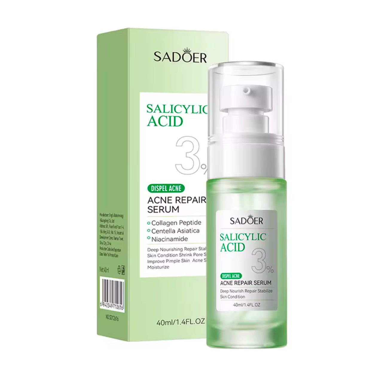 Acne repair serum 3% salicilic acid