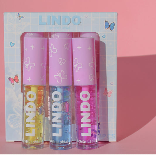 Set 3pz lip oil “LINDO”