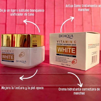 Crema correctora de tono facial