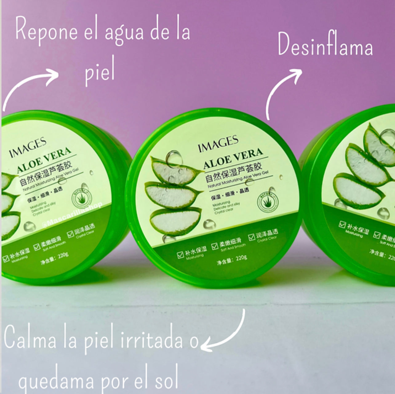 Gel de aloe vera 220g