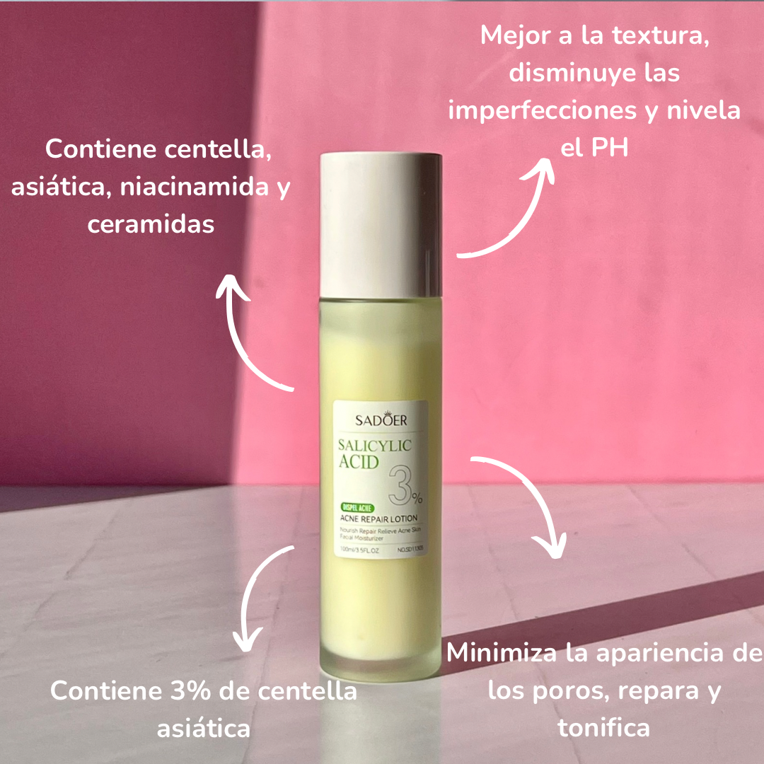 Acne repair lotion 3% ácido salicílico